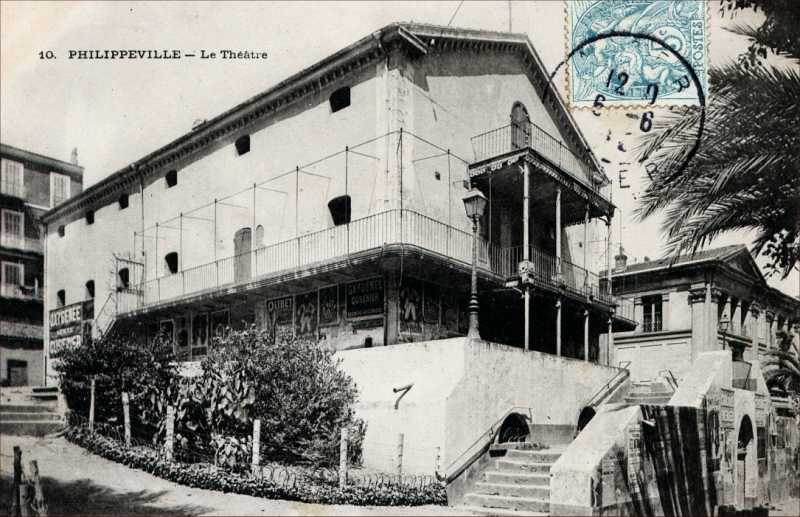 Philippeville - Le Théâtre en 1900