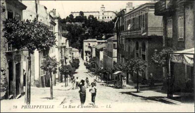 Philippeville - Haut de la Rue d'Austerlitz