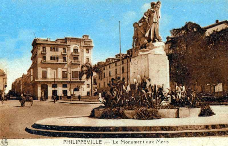 Philippeville - Le Monument  dédié au Régiment du 3ème Zouaves - Avenue Barrot