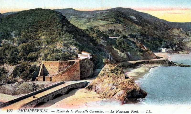 Philippeville - Route de la Nouvelle Corniche - Le Nouveau Pont