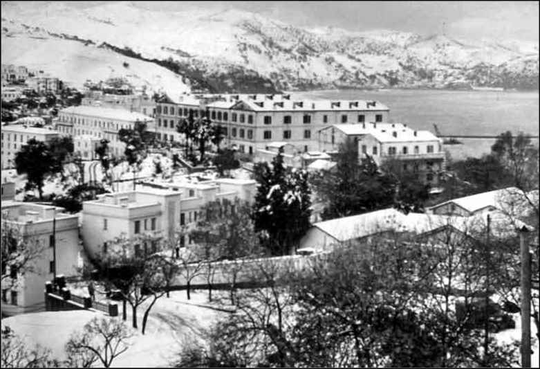 Hiver 1955 - Philippeville sous la neige