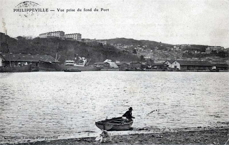 Philippeville - 1910 - vue prise du fond du port