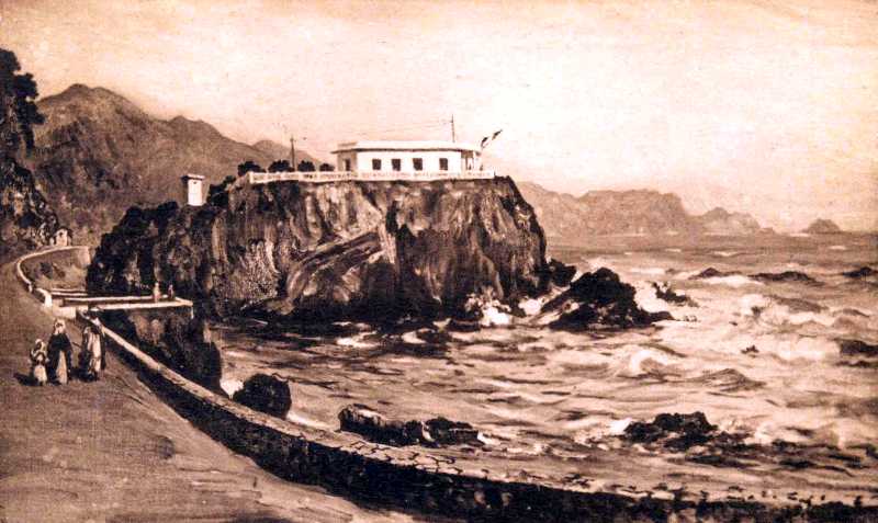 Le Château d'If à l'embouchure du Saf-Saf - Peinture : Ortéga
