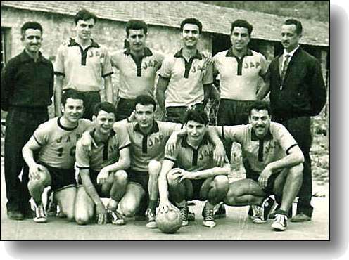 L'équipe de volley de la JAP - saison 1957-1958
