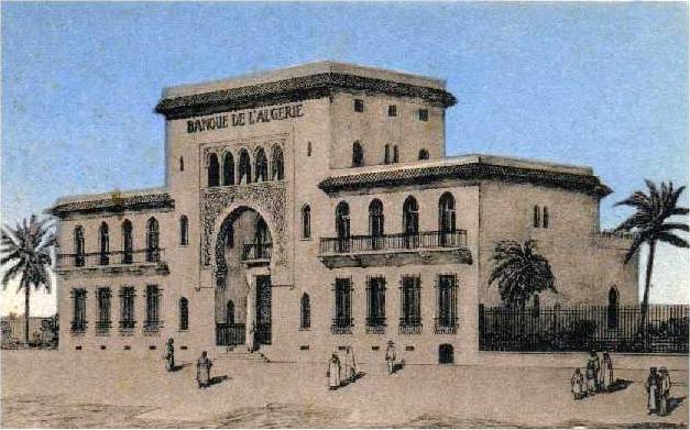 Philippeville - Banque de l'Algérie  sur la future Avenue de la République