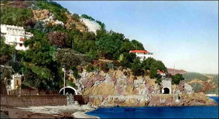 Philippeville - Les tunnels sur la route de Stora