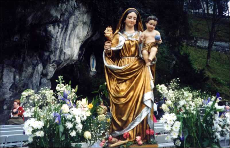 Mars 1997, La Vierge de Stora à Lourdes