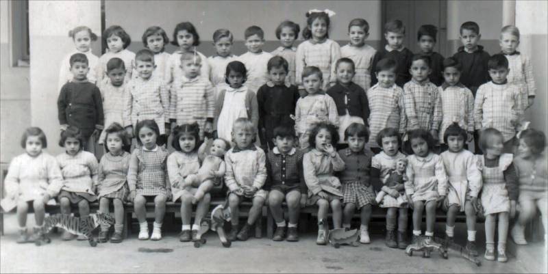 Philippeville - 1952-1953 - école maternelle Pasteur - Classe de Mme Granger